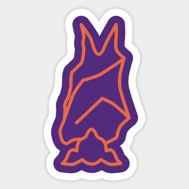 Bat Boys Logo - Bat Boys Orange Sticker by Bat Boys Comedy